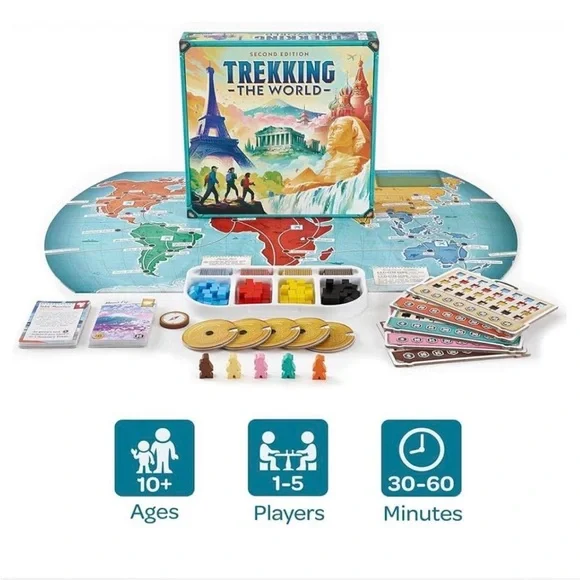 Trekking The World (2nd Edition) - Kickstarter Edition - Picture 7 of 9